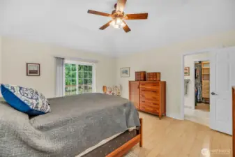 Primary bedroom w/deck access.