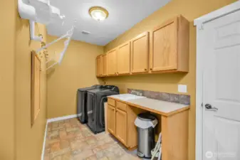 Laundry room.