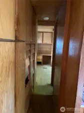 Hallway to bathroom and bedroom
