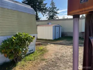 Another view of back yard area