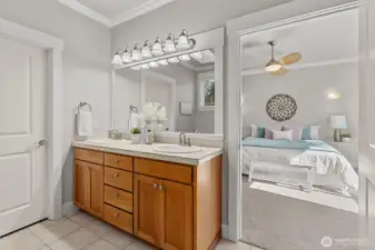 Primary bathroom.