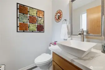 half bath down