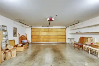 2-car attached garage with no-step entry.