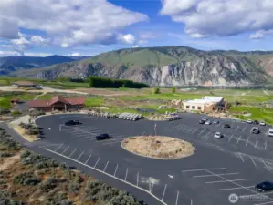 The Oasis dining with putt-putt course.