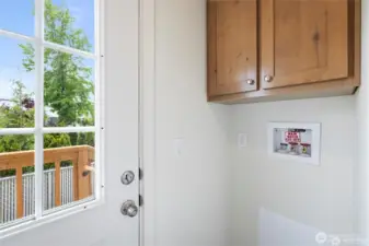 Laundry Room --> Backyard