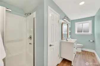 Lower Level 3/4 bathroom.