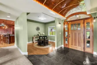 Custom architecture blends Northwest materials with modern comfort, creating a warm and inviting atmosphere. Natural wood, stone, and expansive windows bring the outdoors in. The home feels both luxurious and deeply connected to its surroundings.