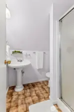 Studio with 3/4 Bath.