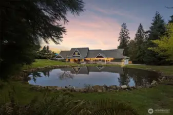 On over two acres, the home has a seasonal pond where you can enjoy the chorus of frogs in the Spring from your porch. The original ownrbuilder raised much of their own produce from the organic garden. The property has detached maintenance and storage sheds and a greenhouse.