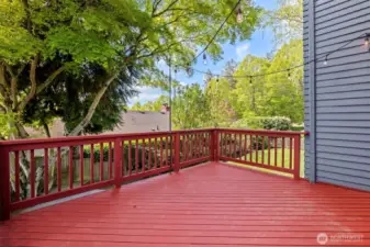Wonderful deck for entertaining or enjoying summer