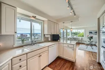 Lots of counter space.