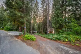 Convenient additional parking at the top of the driveway—perfect for winter months and extra guests.
