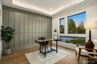 Designated den & dining room