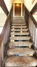 Stairs to upper level