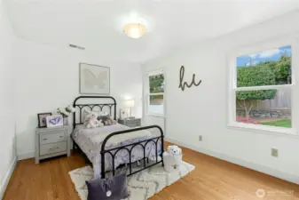 2nd bedroom upstairs at opposite end of hallway.
