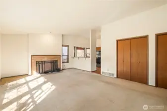 View towards Kitchen area.