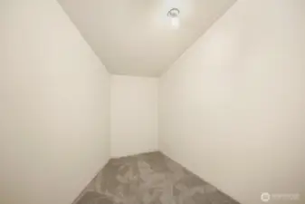 Spacious extra storage off of bedroom