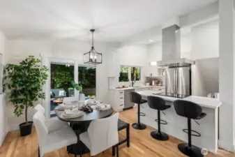 Kitchen and Eating Space