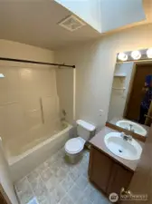 Main bath upstairs