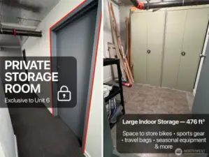 Private Locked Storage