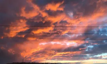 Sunset view from Balcony