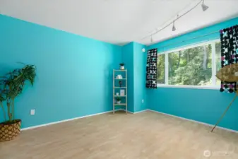 Have some fun with this room as your office, bedroom or guest space.