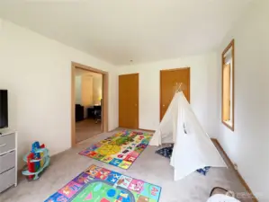 Main floor bedroom, playroom or office