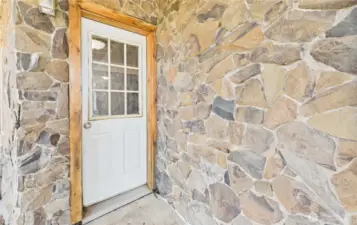 Downstairs entry