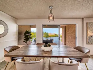 This is the breathtaking view from your dinning room.