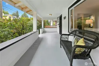 Who doesn't love a covered front porch?