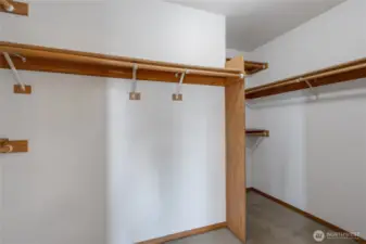 Primary Walk in Closet