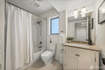 Full guest bathroom on main near main floor bedroom.