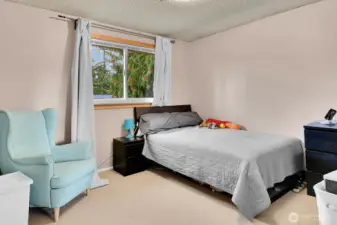 Secondary bedroom #1 on the upper floor.