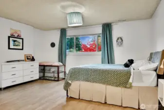 The spacious bedroom area of the lower level has plenty of room!