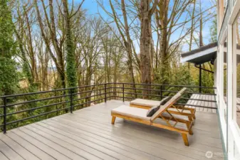 Lush greenery and territorial views provide great privacy