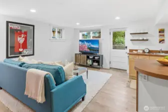 the lower level expands the home’s versatility w/ abundant storage, laundry & a private MIL suite w/ separate entrance—ideal for visiting guests, extended stays or income potential.