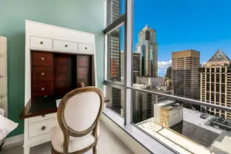 Northwest views delight day and night.