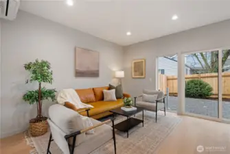 Enter into the bright and airy main floor.