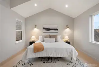 Gorgeous primary suite.