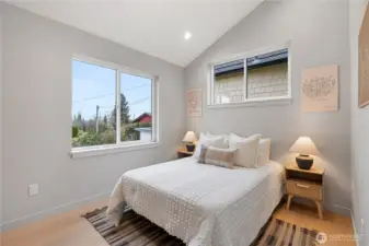 Second bedroom on the upper floor.