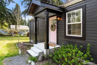Inviting front porch