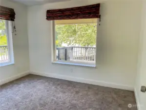 Extra finished room off living