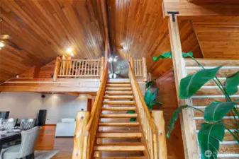 Custom Stairs to Loft