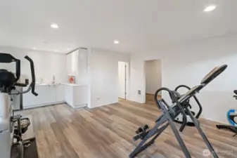 460 sqft studio multi purpose living and studio kitchen