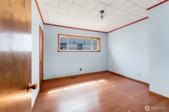 Large and light-filled second bedroom.