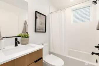 Secondary Full Bathroom.