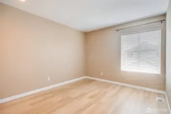 spacious secondary bedroom