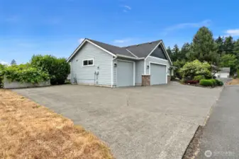 Huge Parking Pad for an RV or Recreational Vehicles.