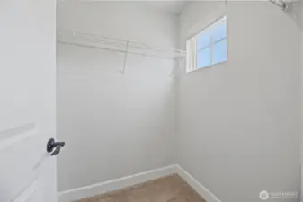 Walk-in closet in Bedroom #3