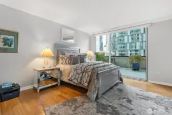 Tranquil retreat with abundant natural light.